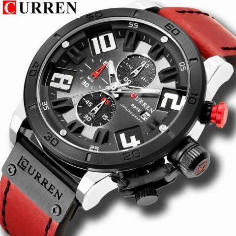 Curren New Men's Chronograph Watch (Dial 4.6cm) - CUR 165