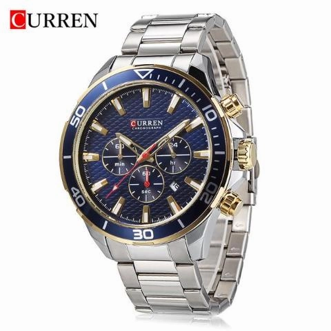 Curren Stainless Steel High Quality Watch (Dial 3.8cm) - CUR 141