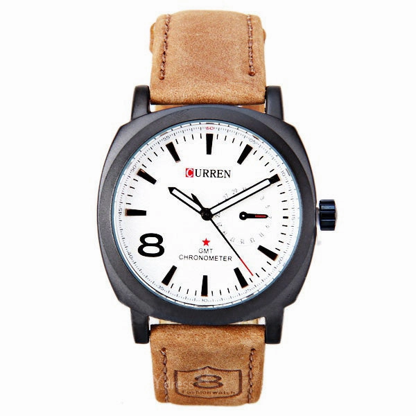 Curren Unisex Watch (White 4.5cm Dial) - CUR109