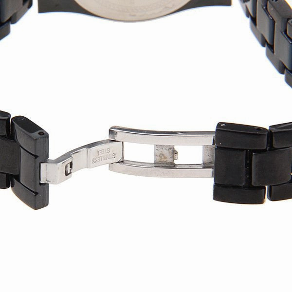 Curren Women's Black Stainless Steel Rhinestone (Black 3.2cm Dial) - CUR096