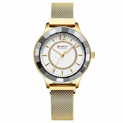 Curren Women's Blanche Crystal Watch (Dial 3.6cm) - CUR194