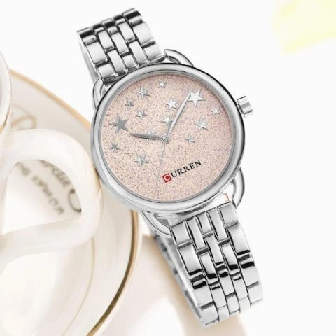 Curren Women's Star Dial Watch (Dial 3.0cm) - CUR 160