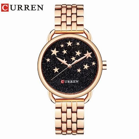 Curren Women's Star Dial Watch (Dial 3.0cm) - CUR 160