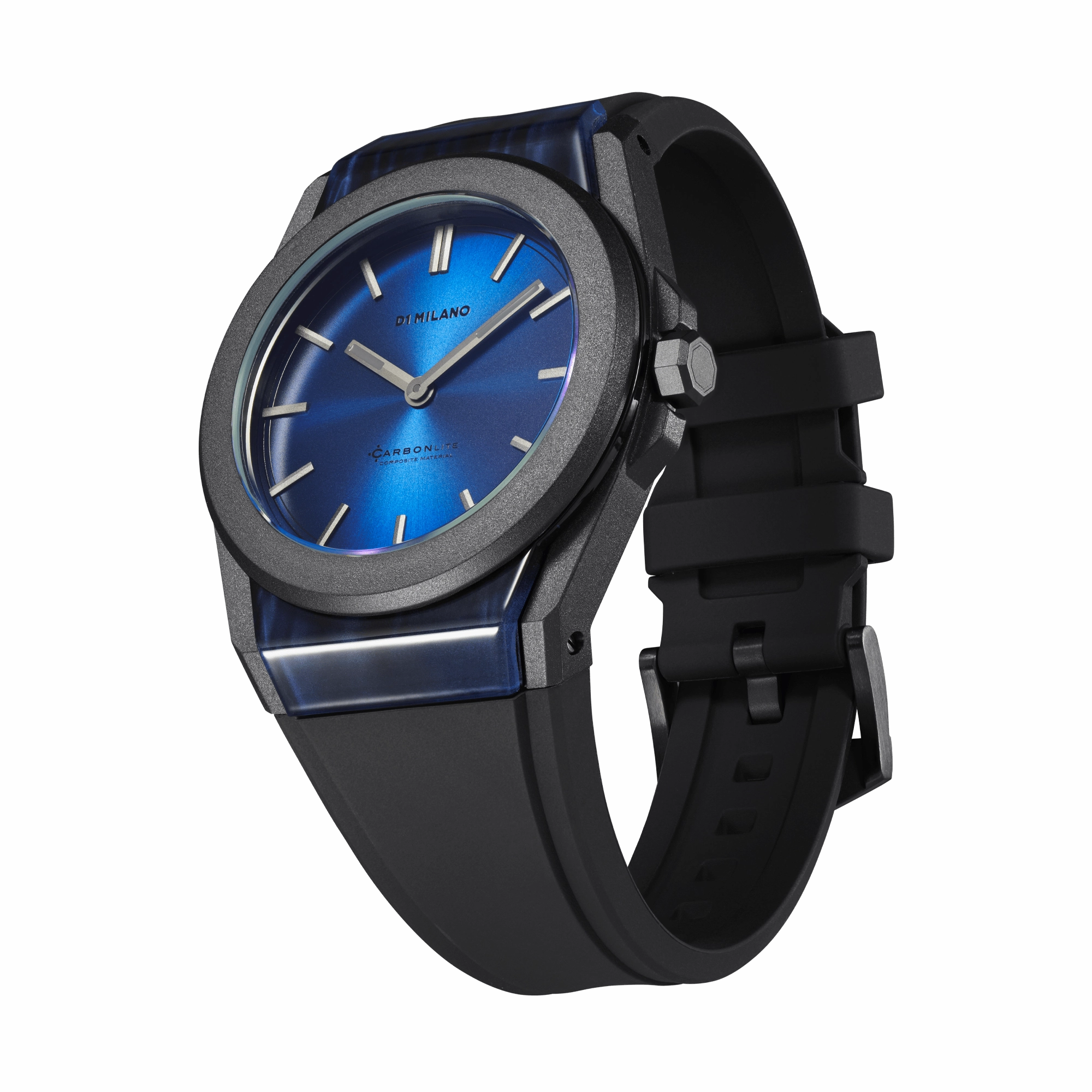 D1 Milano Carbonlite Blue 40.5mm Watch