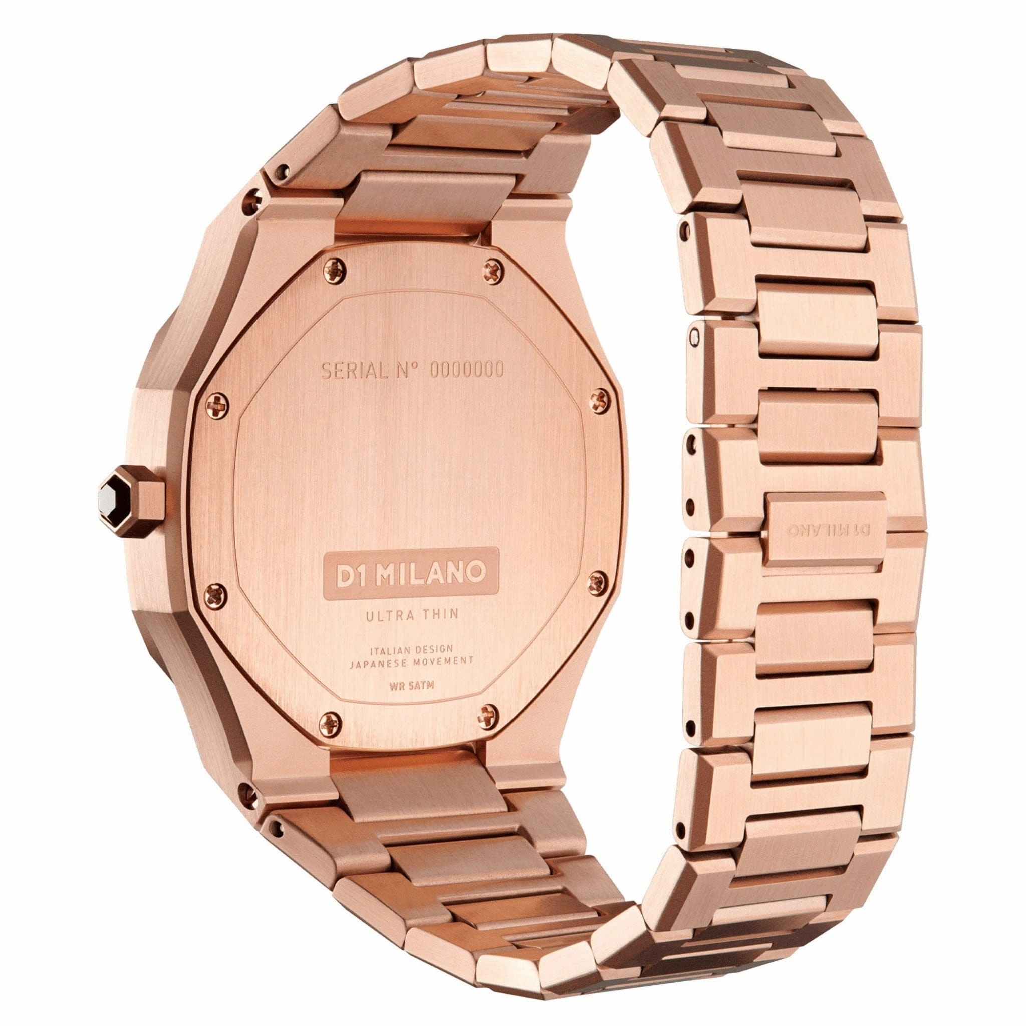 D1 Milano Ultra Slim 34mm Rose Cloud Watch