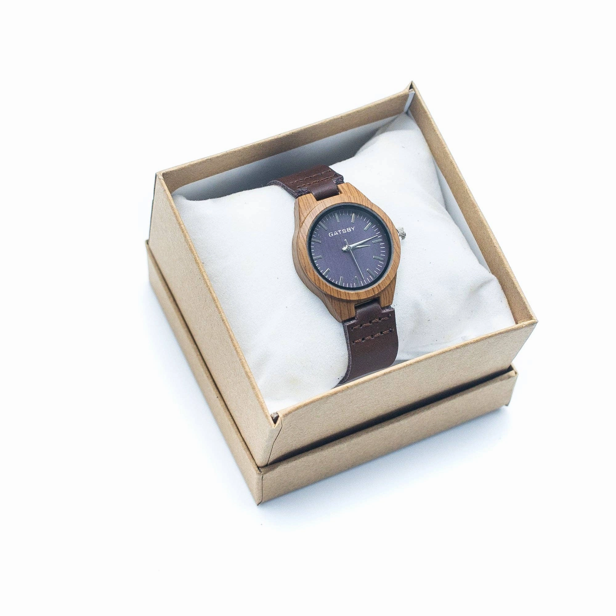 Dark brown Vintage ladies watch Leather Strap WA-238-A