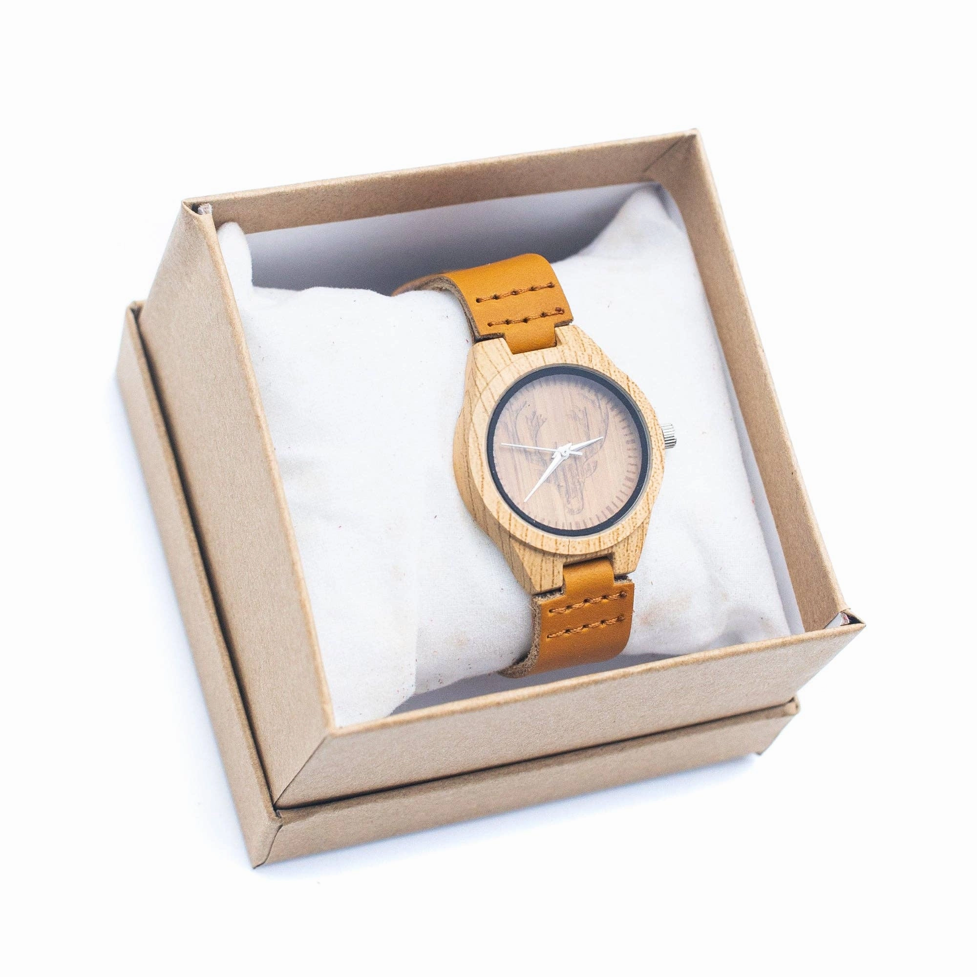 Designer Deer Vintage ladies watch Leather Strap Quartz Watch WA-273