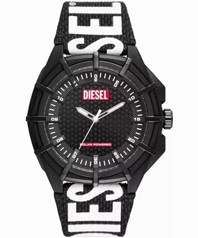 Diesel Framed Solar-Powered Black rPET Watch