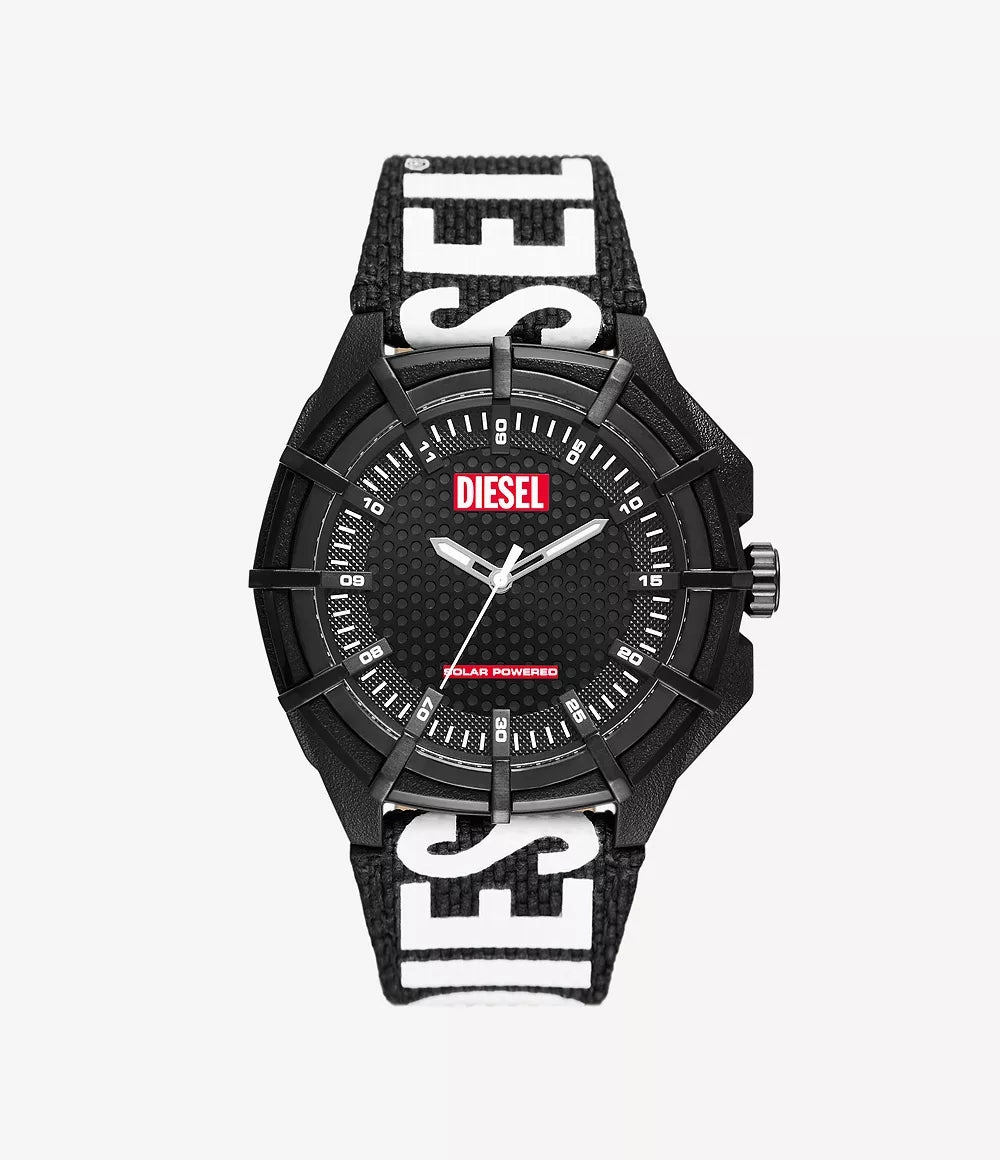 Diesel Framed Solar-Powered Black rPET Watch