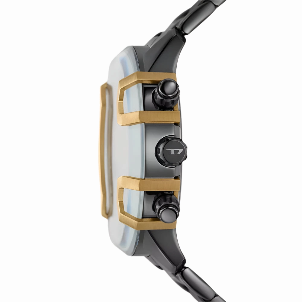 Diesel Griffed Gents Chronograph Two-Tone Stainless Steel Watch