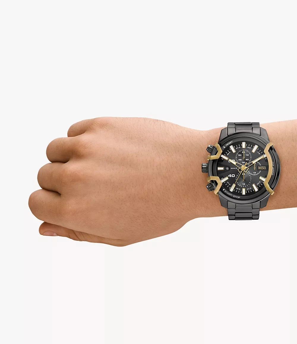 Diesel Griffed Gents Chronograph Two-Tone Stainless Steel Watch