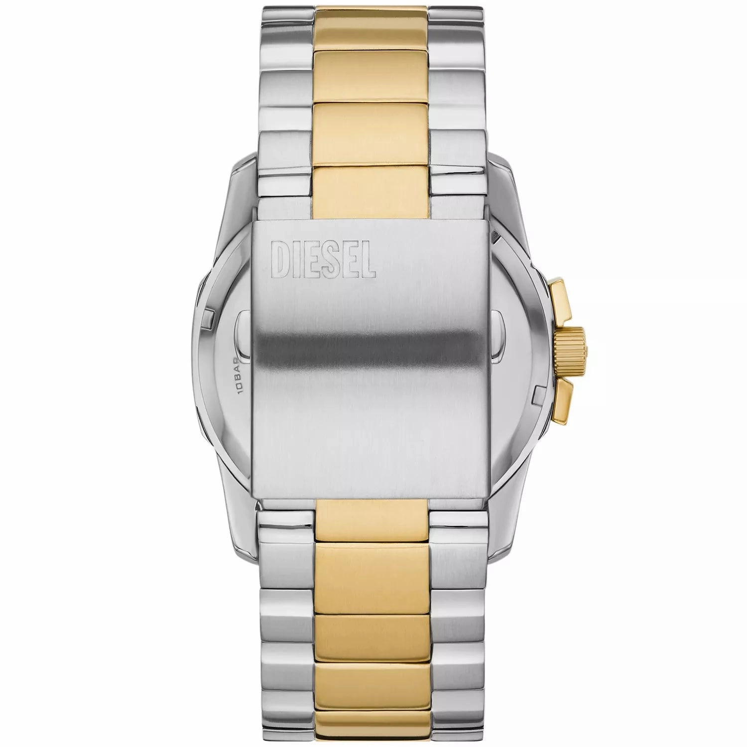 Diesel Master Chief Three-Hand Date Two-Tone Stainless Steel Watch and Stainless Steel Bracelet Set