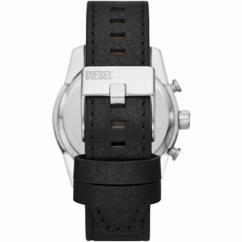 Diesel Split Chronograph Men's Leather Watch