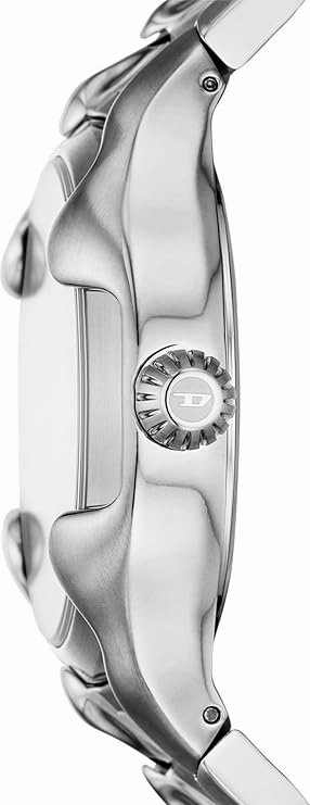 Diesel Vert Gents Luminous Blue Dial Stainless Steel Watch