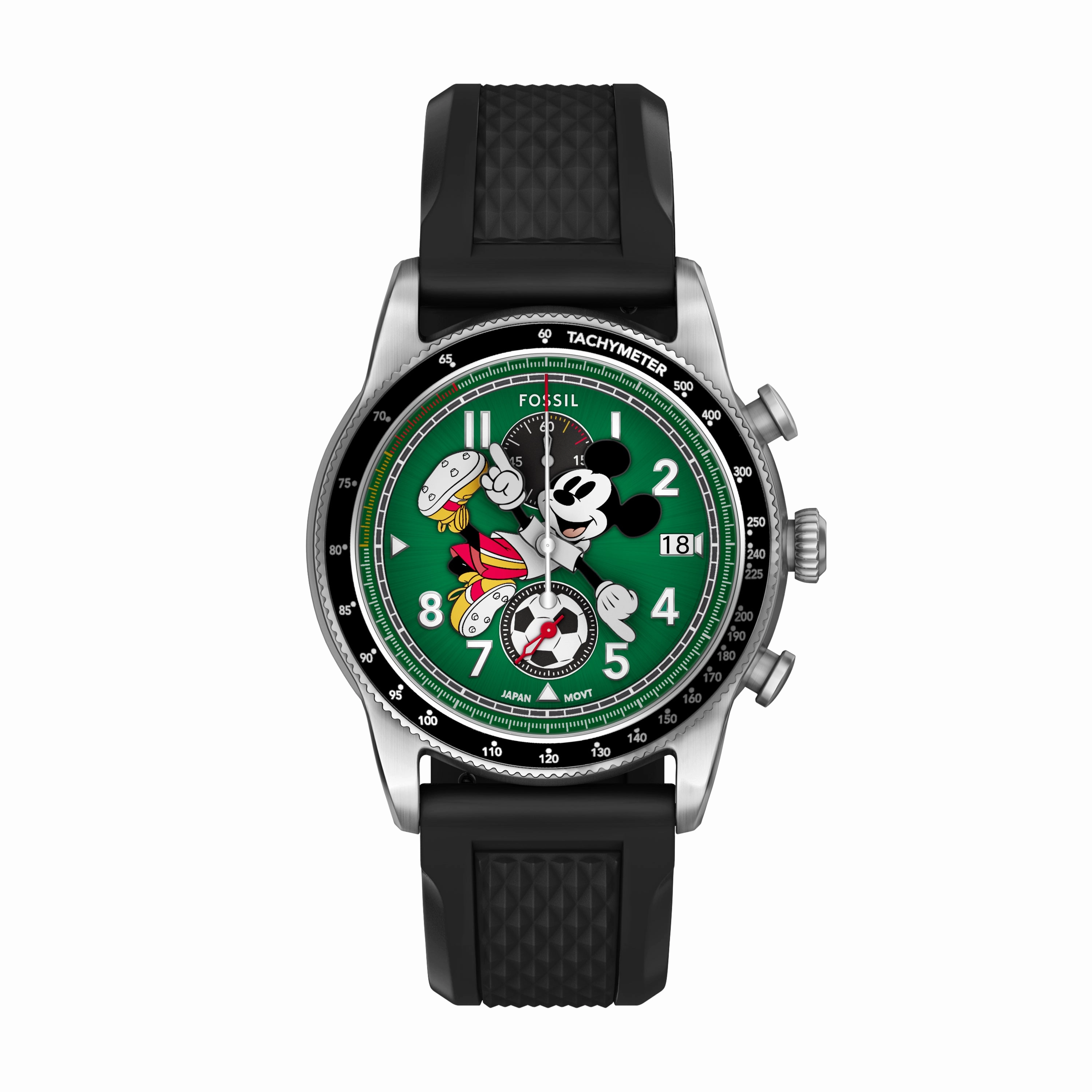 Disney x Fossil Limited-Edition Mickey Mouse Soccer Watch