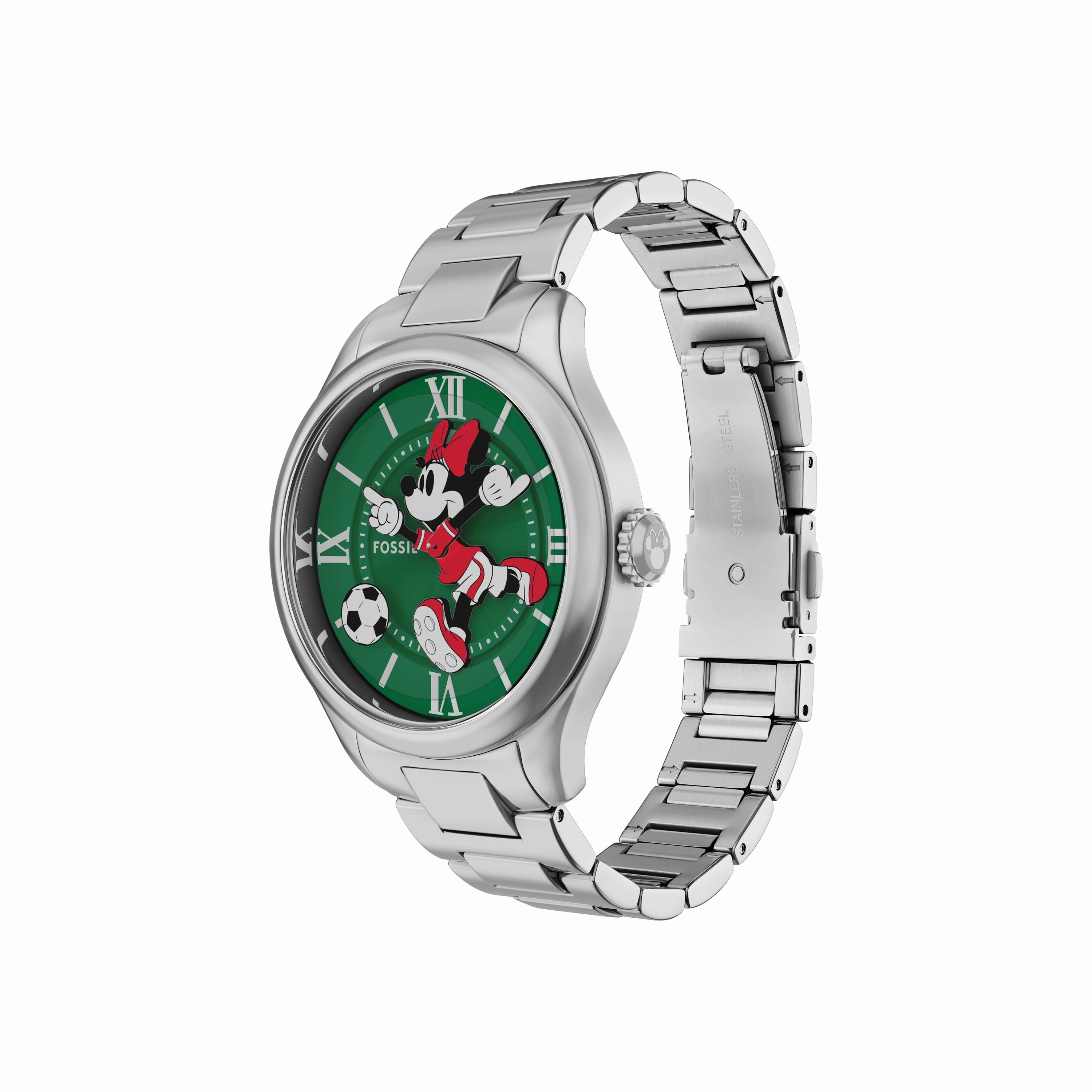 Disney x Fossil Limited-Edition Minnie Mouse Soccer Watch