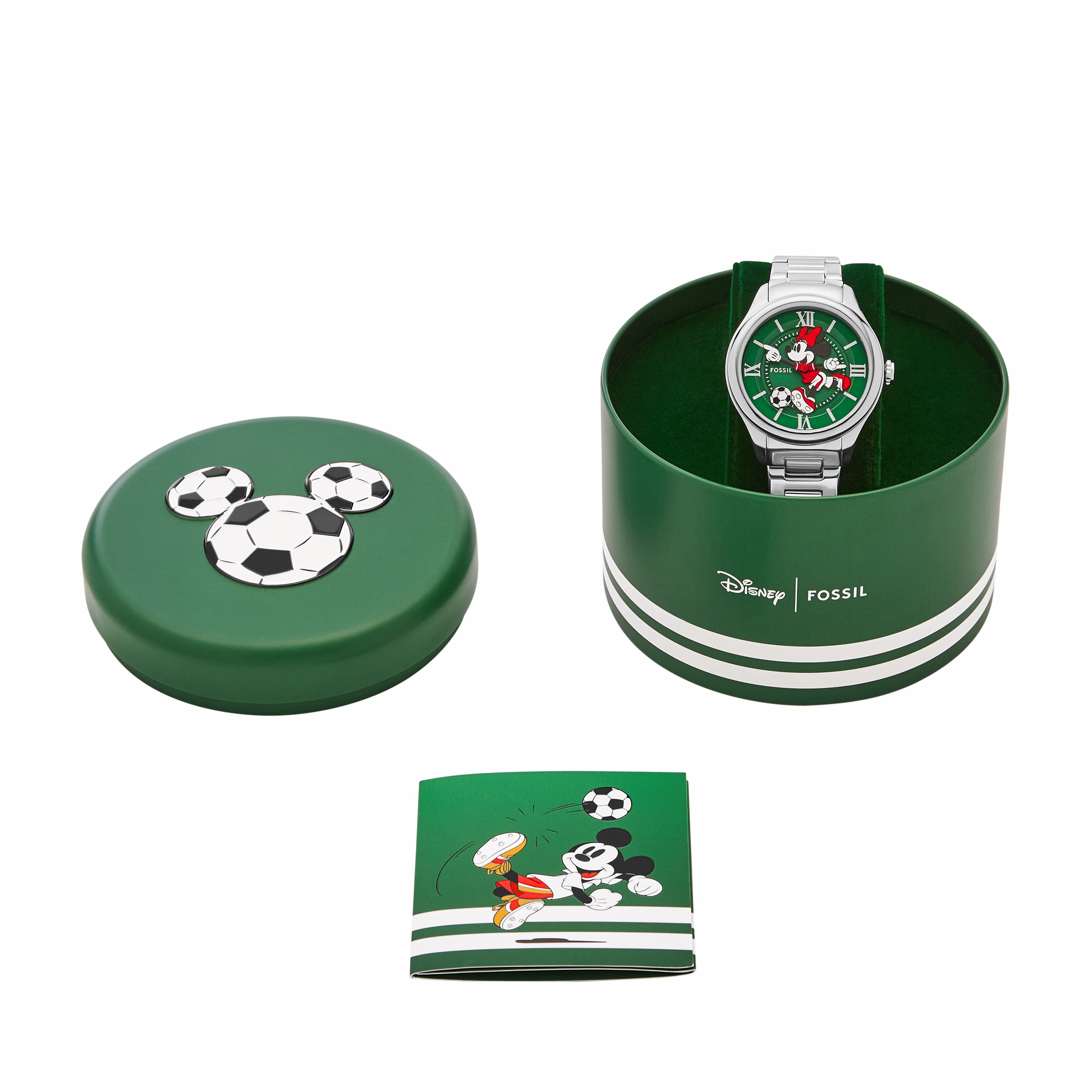 Disney x Fossil Limited-Edition Minnie Mouse Soccer Watch