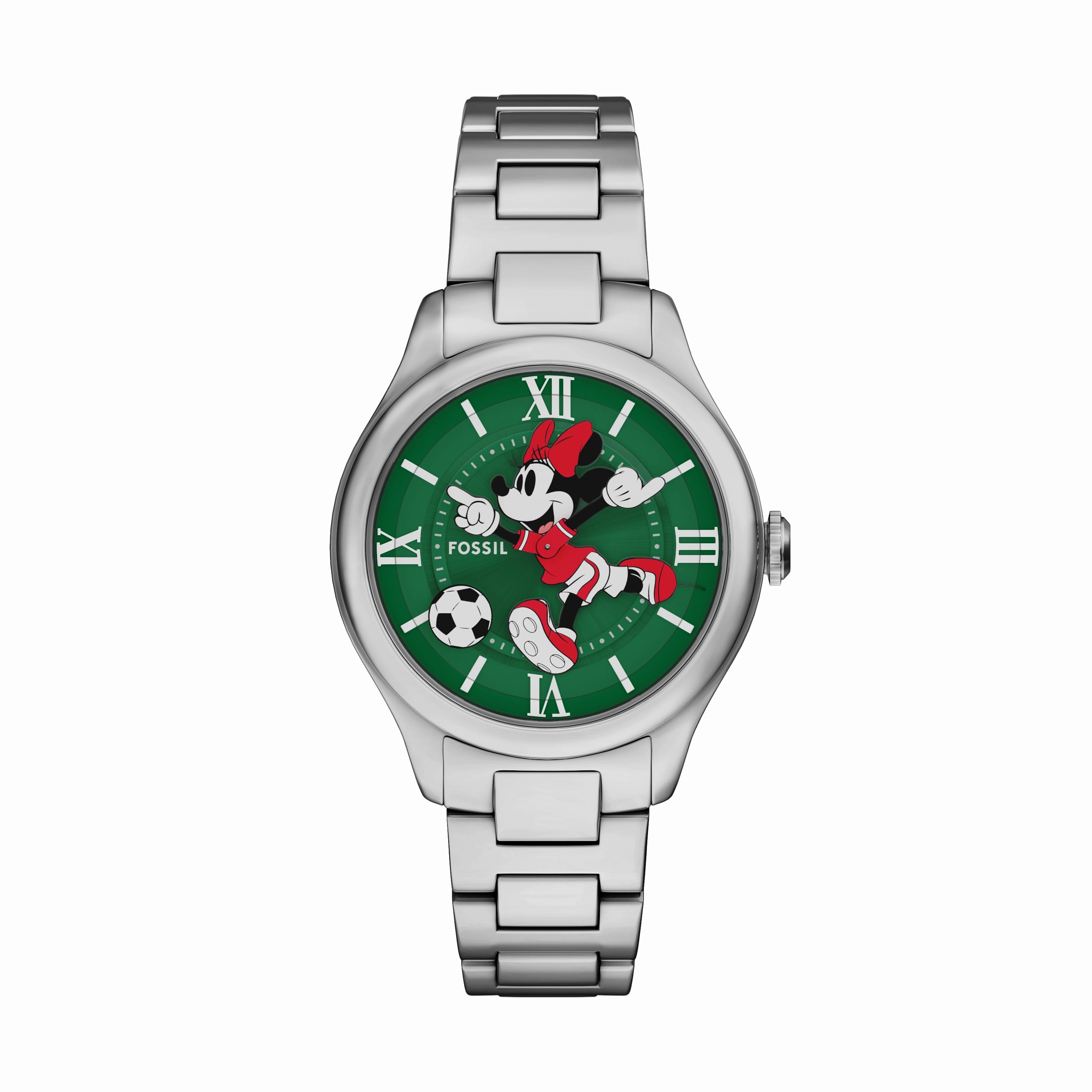 Disney x Fossil Limited-Edition Minnie Mouse Soccer Watch