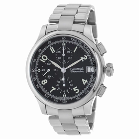 Eberhard & Co. Men's Watch Traversetolo Automatic Chronograph - Black Dial SS Bracelet | 31051.3