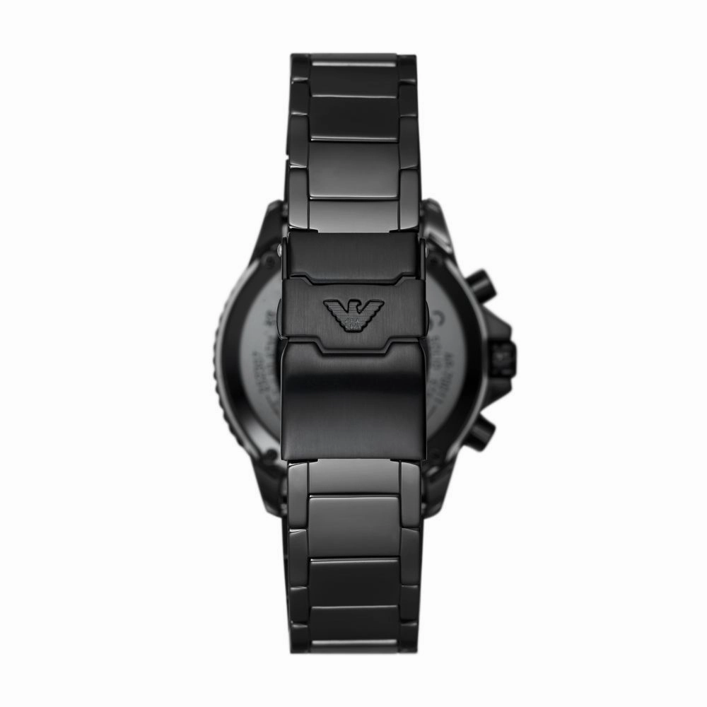 Emporio Armani Men's Chronograph Black Ceramic Watch