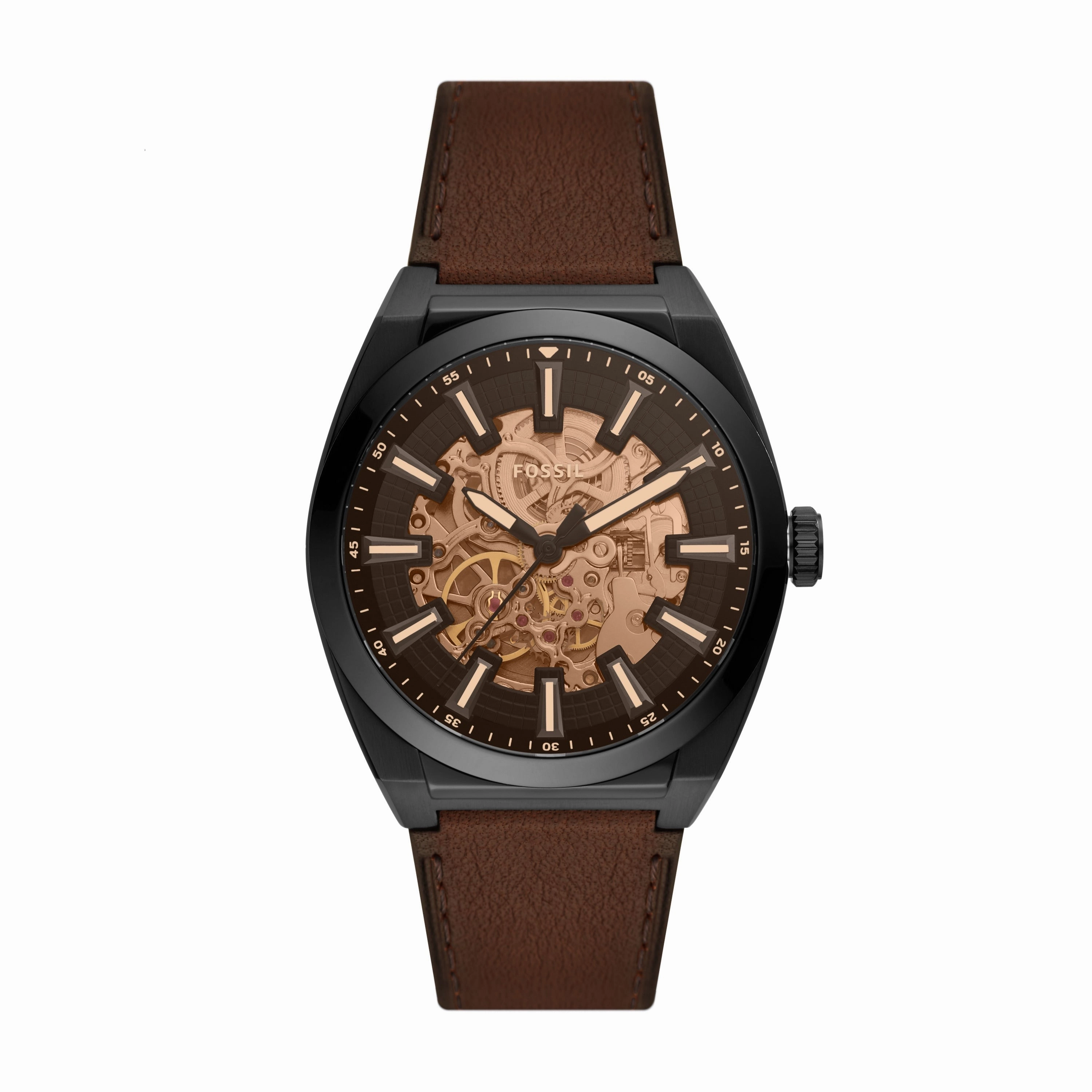 Everett Automatic Dark Brown LiteHide? Watch