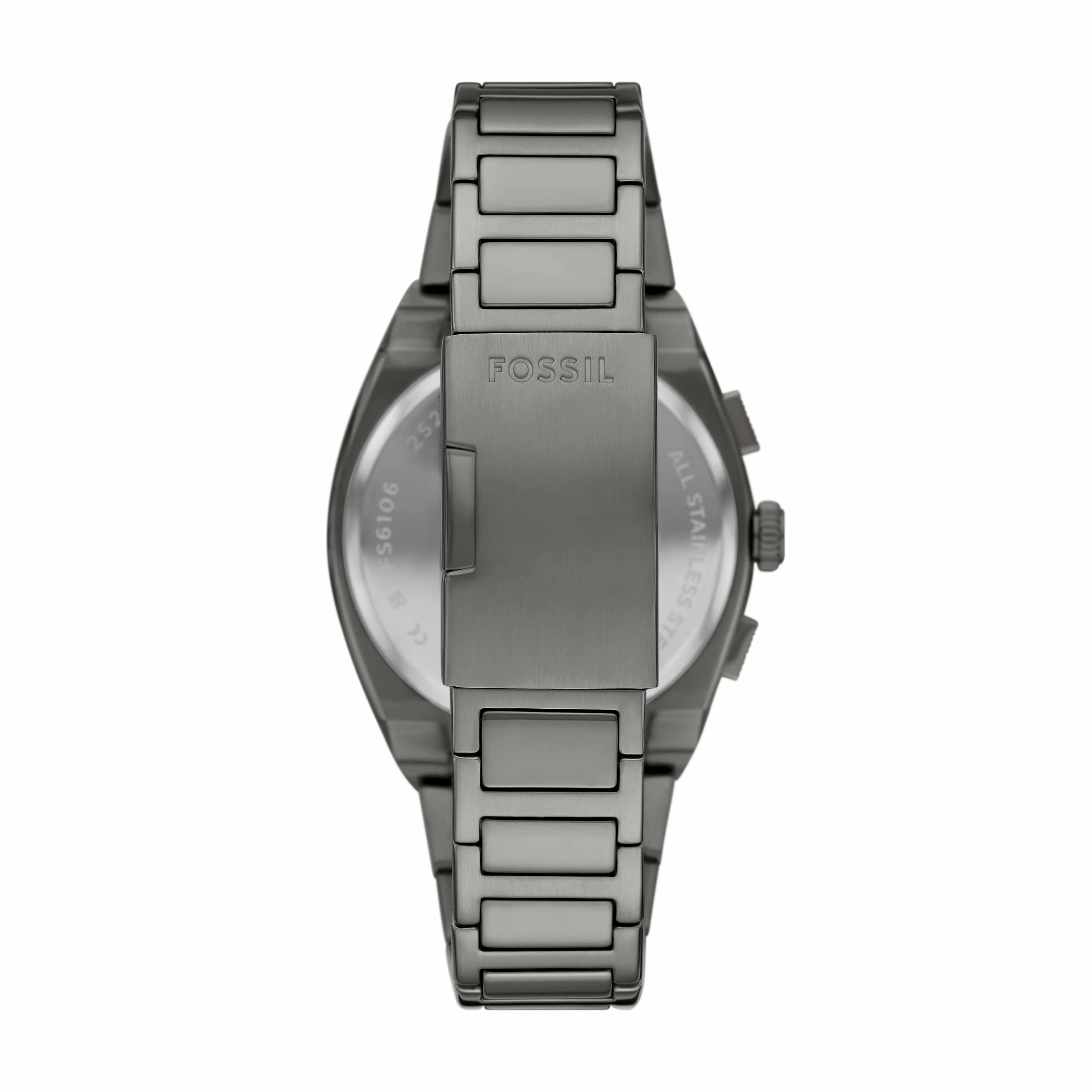 Everett Chronograph Smoke Stainless Steel Watch
