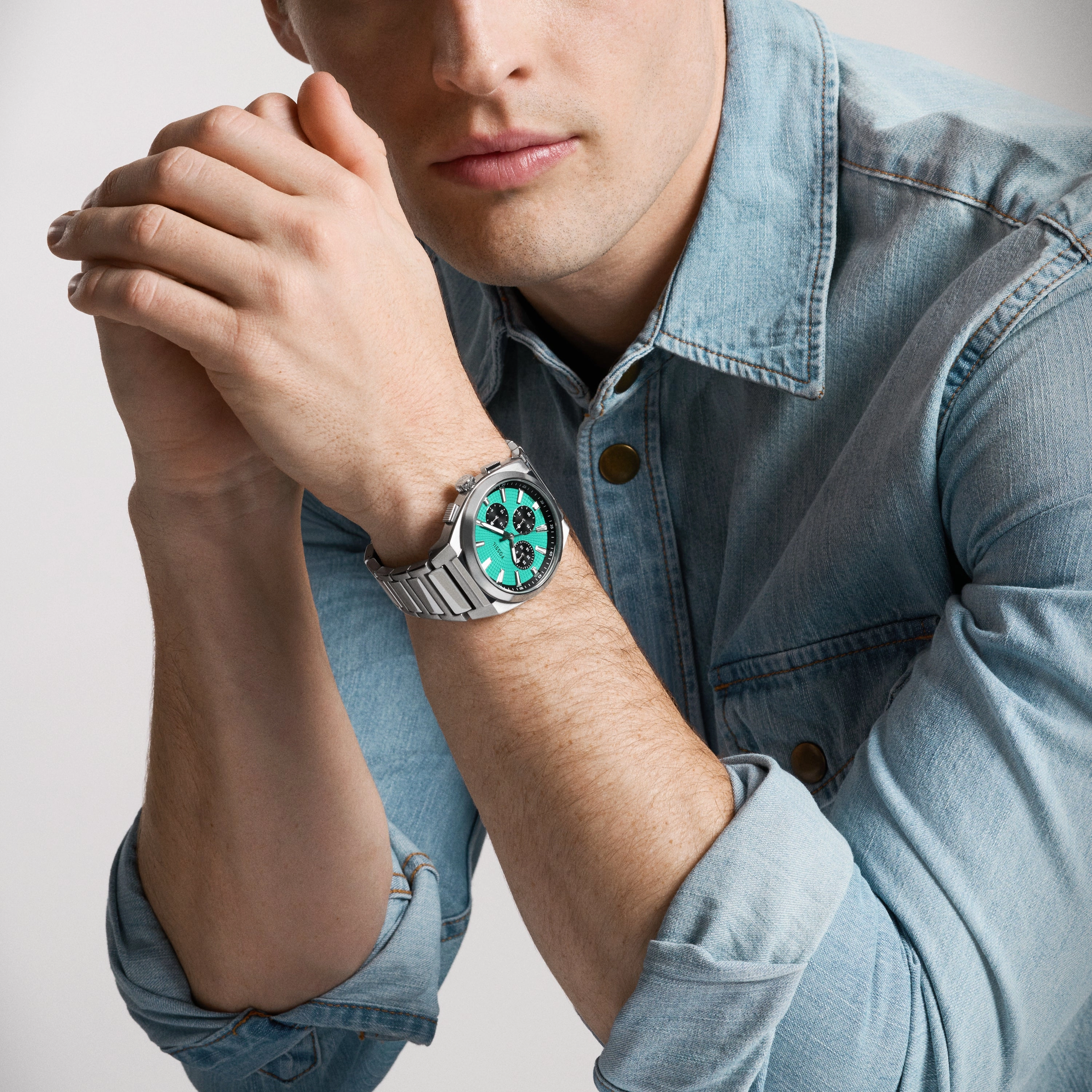 Everett Chronograph Stainless Steel Watch
