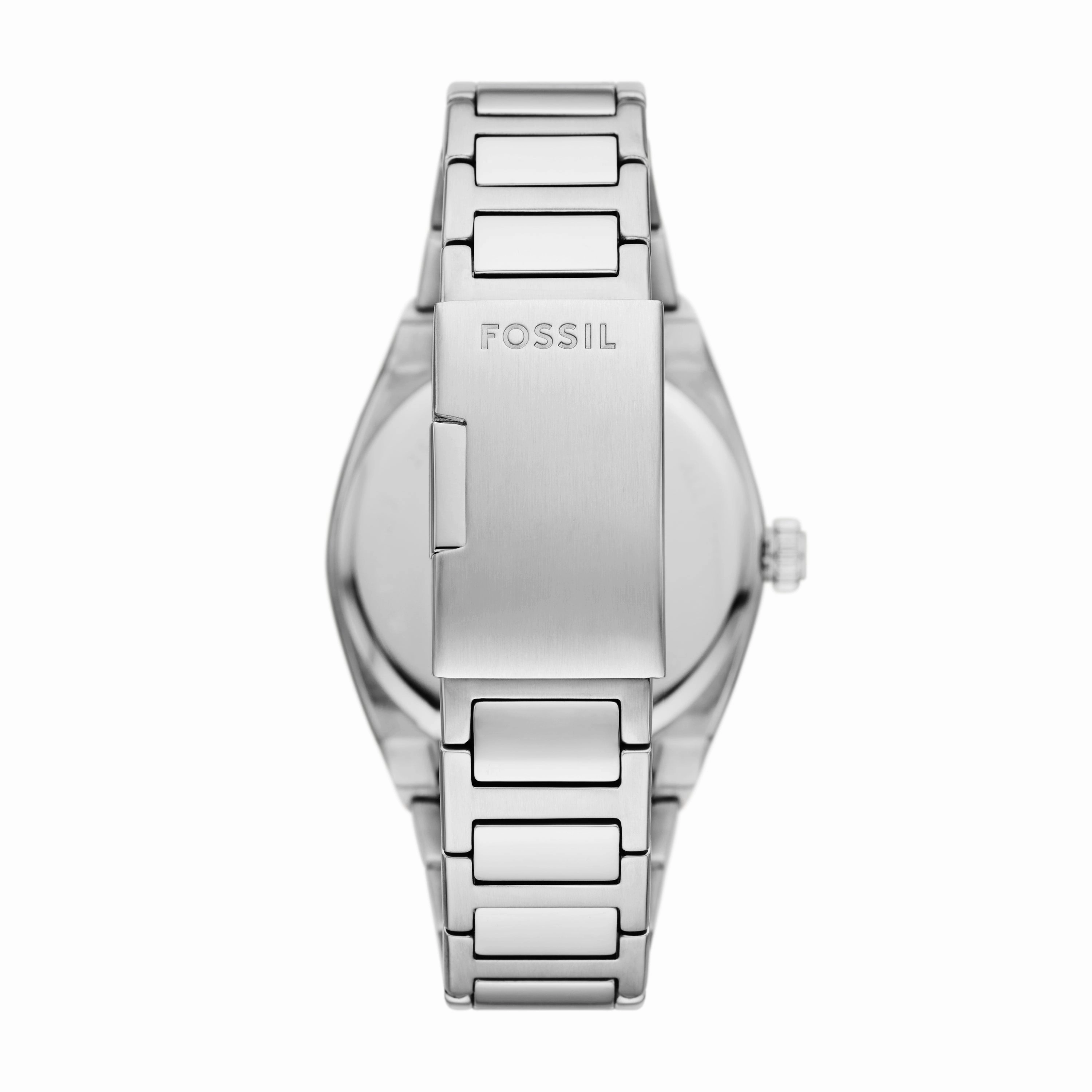 Everett Three-Hand Date Stainless Steel Watch