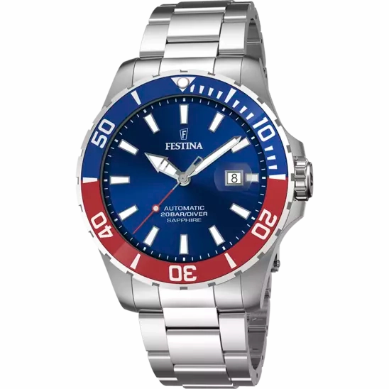 Festina Men's Automatic Blue Dial Watch