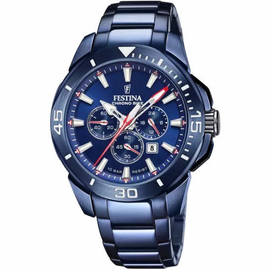 Festina Men's Blue Stainless Steel Watch