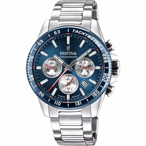 Festina  Men's Chrono Blue Dial Watch