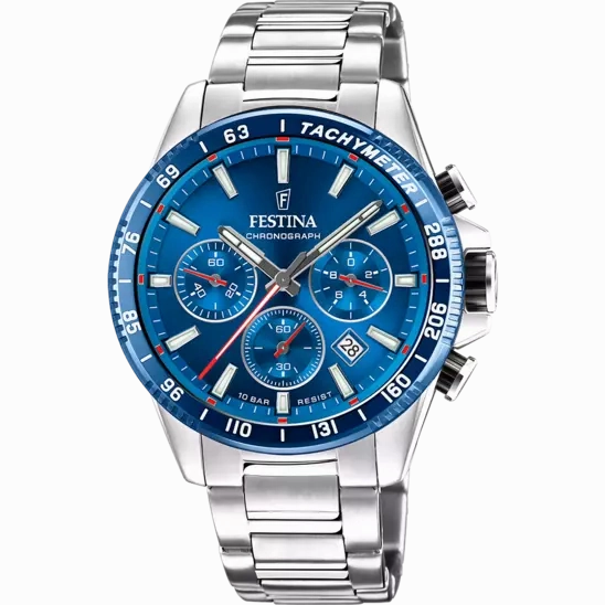 Festina Men's Chrono Blue Dial Watch