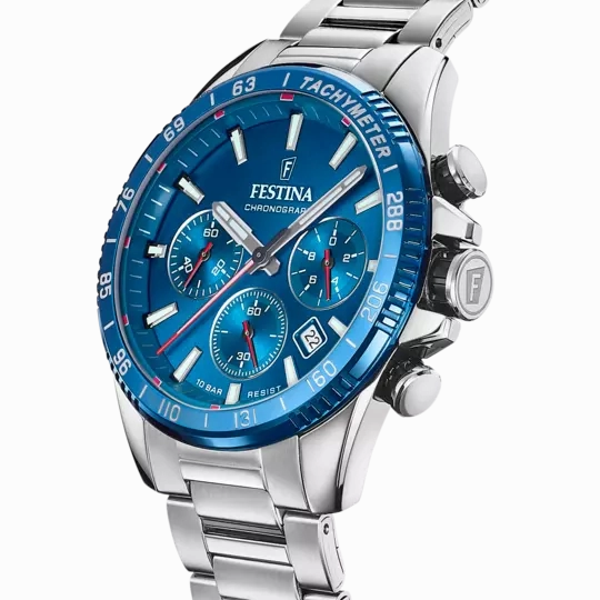 Festina Men's Chrono Blue Dial Watch