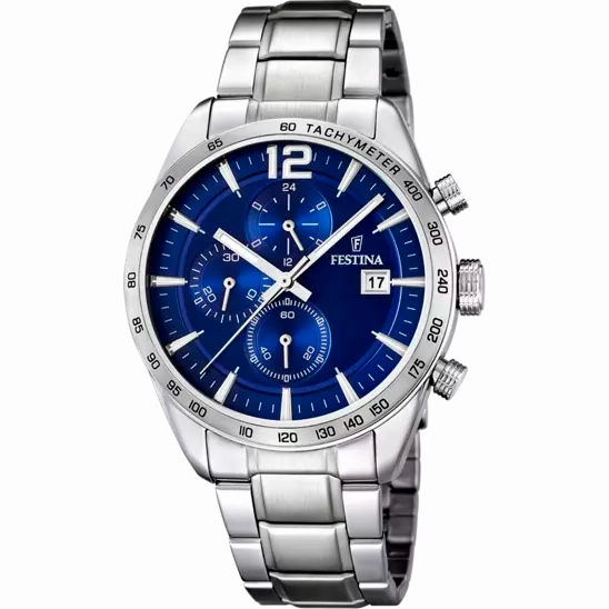 Festina Men's Chrono Blue Dial Watch