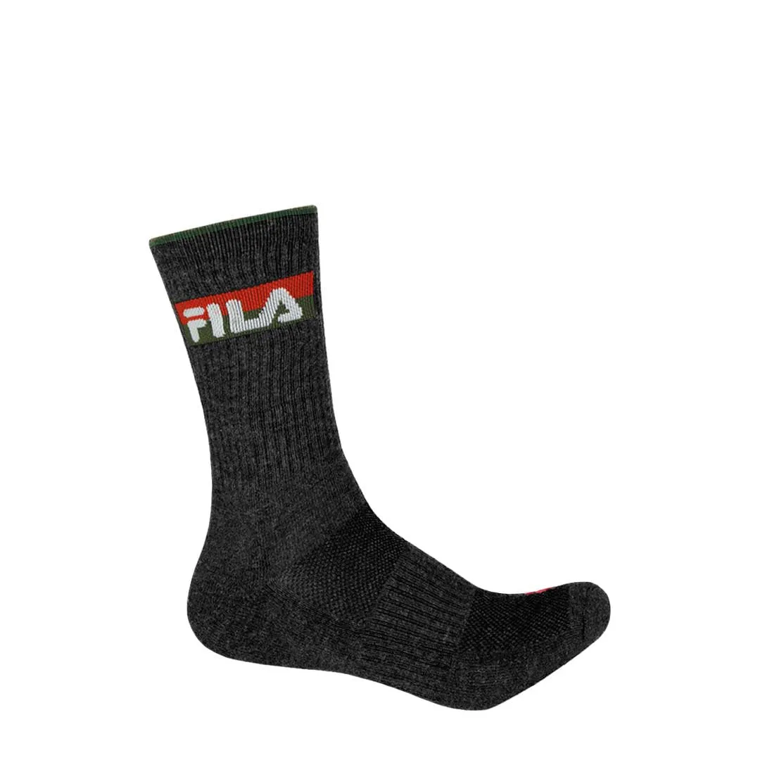 FILA - 6 Pack Crew Socks (FW0103 COMBO6)