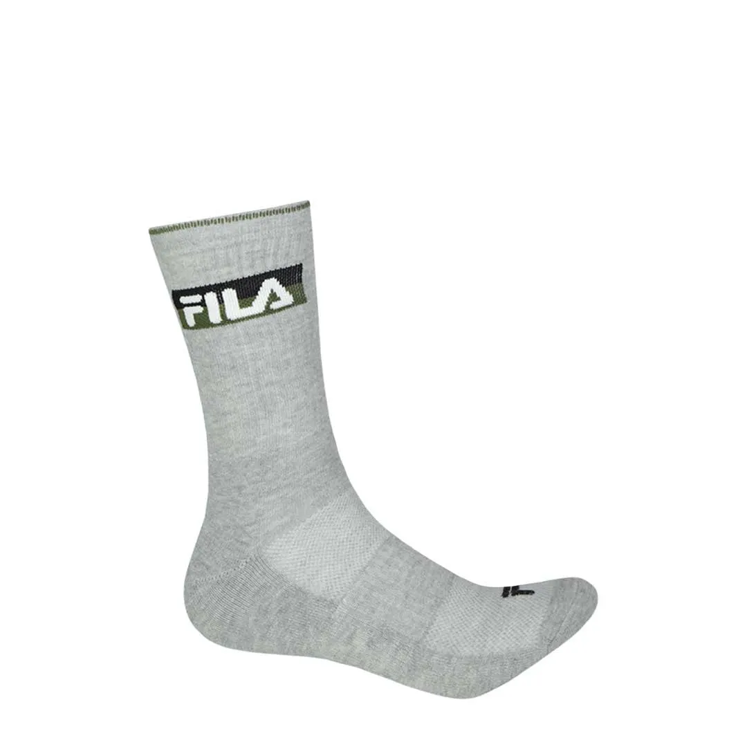 FILA - 6 Pack Crew Socks (FW0103 COMBO6)
