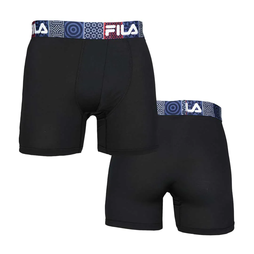 FILA - Men's Special Edition 5 Pack Boxer Brief (FM412BX5PS2 999)