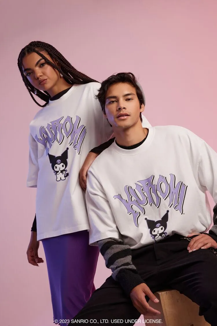 Forever 21 Men's Kuromi Graphic T-Shirt White/Multi Forever 21