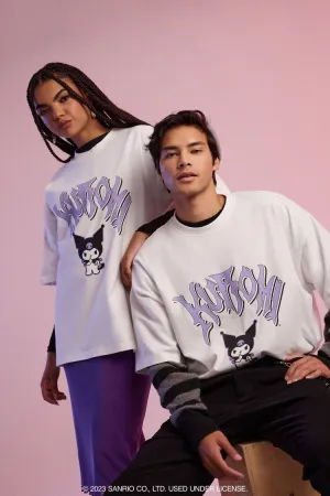 Forever 21 Men's Kuromi Graphic T-Shirt White/Multi Forever 21