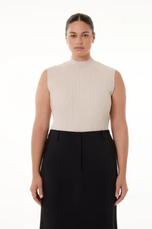 Forever 21 Plus Women's Barneys New York Sweater-Knit Top Oatmeal Forever 21