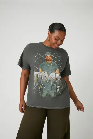 Forever 21 Plus Women's DMX Graphic T-Shirt Charcoal/Multi Forever 21