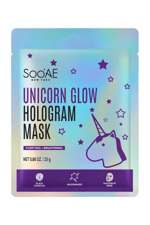 Forever 21 SooAe Unicorn Glow Hologram Mask Purple Forever 21