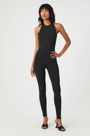 Forever 21 Women's Bandage Halter Jumpsuit Black Forever 21