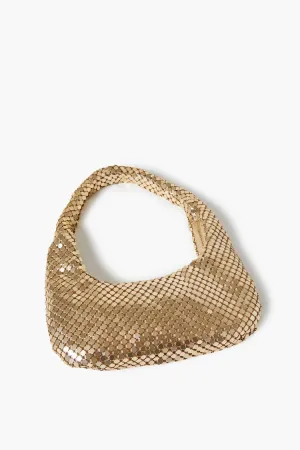 Forever 21 Women's Chainmail Shoulder Bag Gold Forever 21