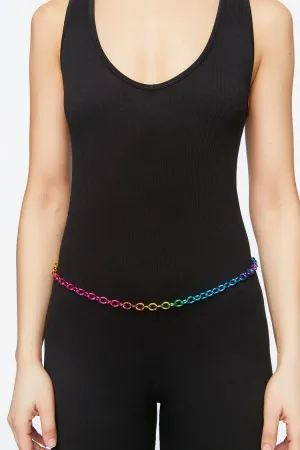 Forever 21 Women's color Cable Chain Hip Belt Multi Forever 21