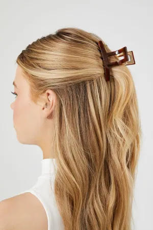 Forever 21 Women's Cutout Claw Hair Clip Brown Forever 21