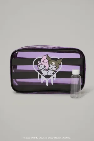 Forever 21 Women's My Melody & Kuromi Makeup Bag Clear/Multi Forever 21
