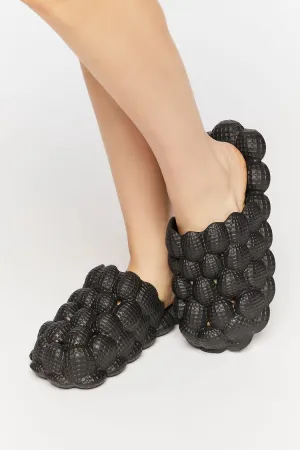 Forever 21 Women's Textured Bubble Mules Black Forever 21
