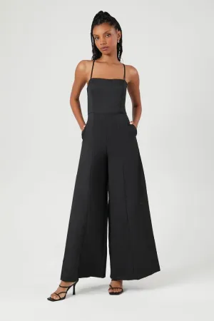 Forever 21 Women's Wide-Leg Cami Jumpsuit Black Forever 21
