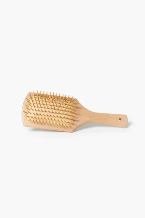 Forever 21 Women's Wooden Paddle Hair Brush Tan/Multi Forever 21